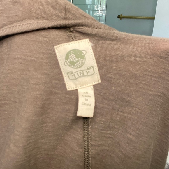 Anthropologie Tiny Moss Green Open Front Cardigan - Picture 5 of 5